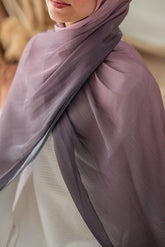 Rosetone Gradient Organza Scarf
